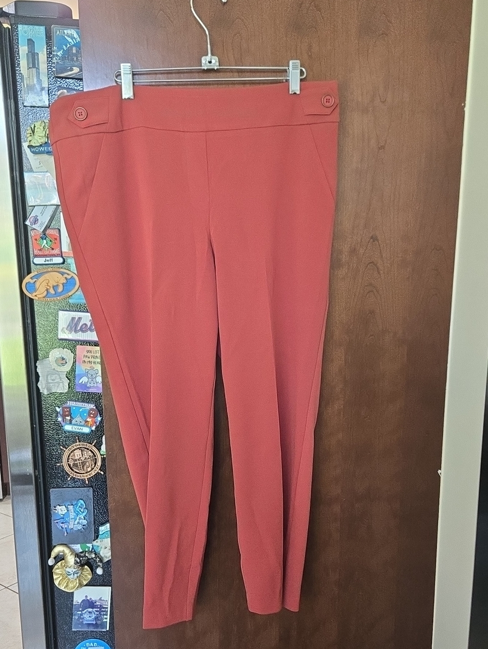 Soho Apparel Coral Slim Trousers